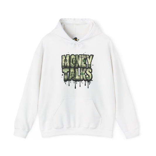 Hoodie — 'Money Talks' Graffiti Streetwear Pullover