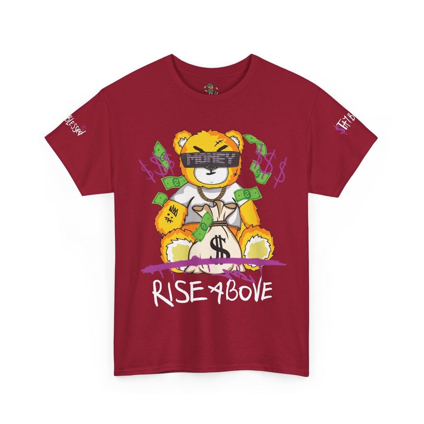 Rise Above Bear Cotton Tee