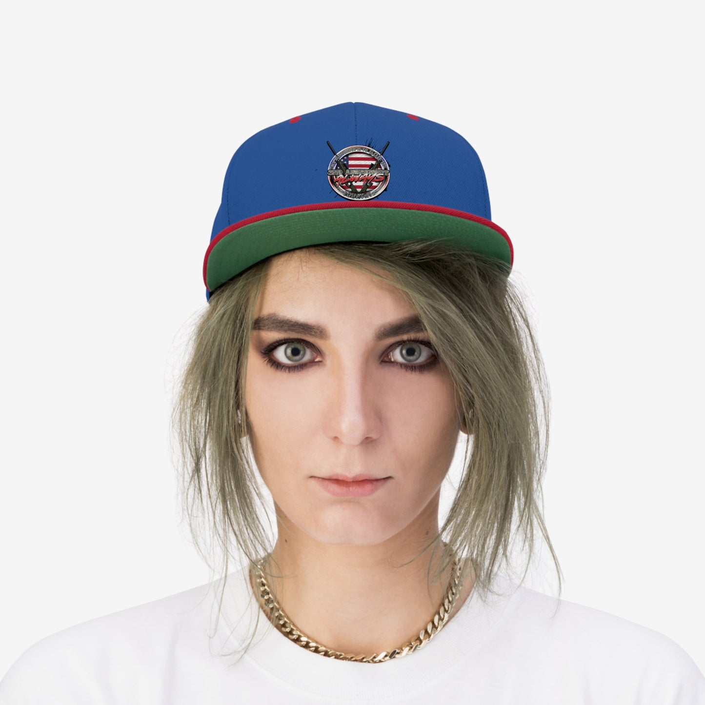 God 1st Country 2nd flat bill hats