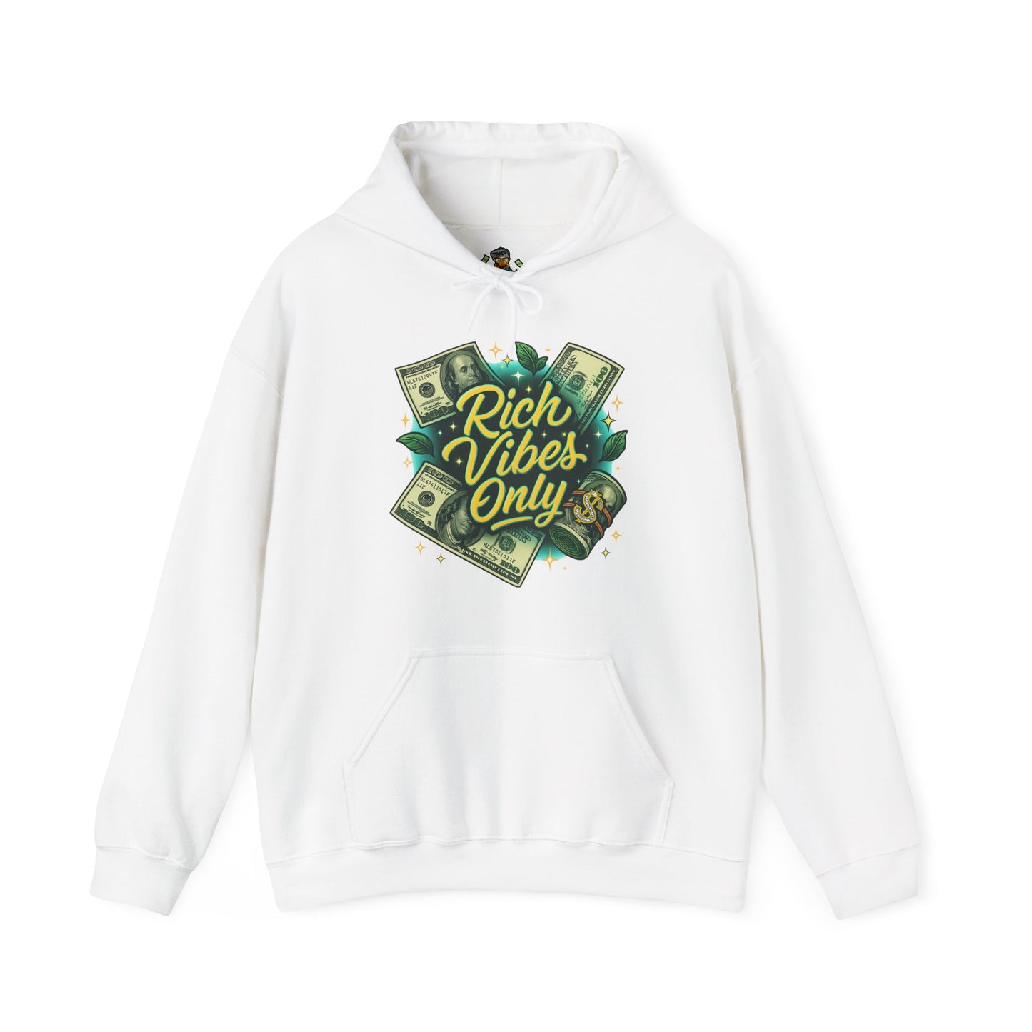 Hoodie - "Rich Vibes Only"