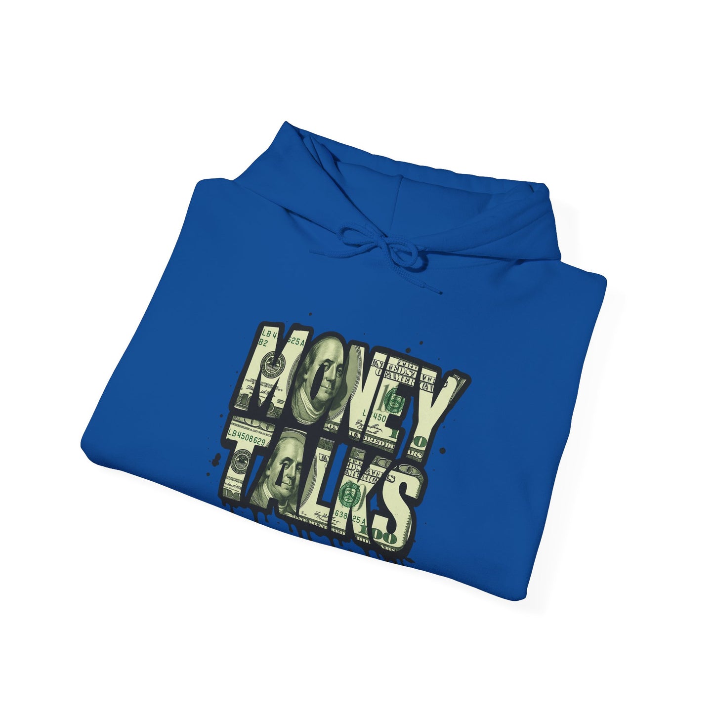 Hoodie — 'Money Talks' Graffiti Streetwear Pullover