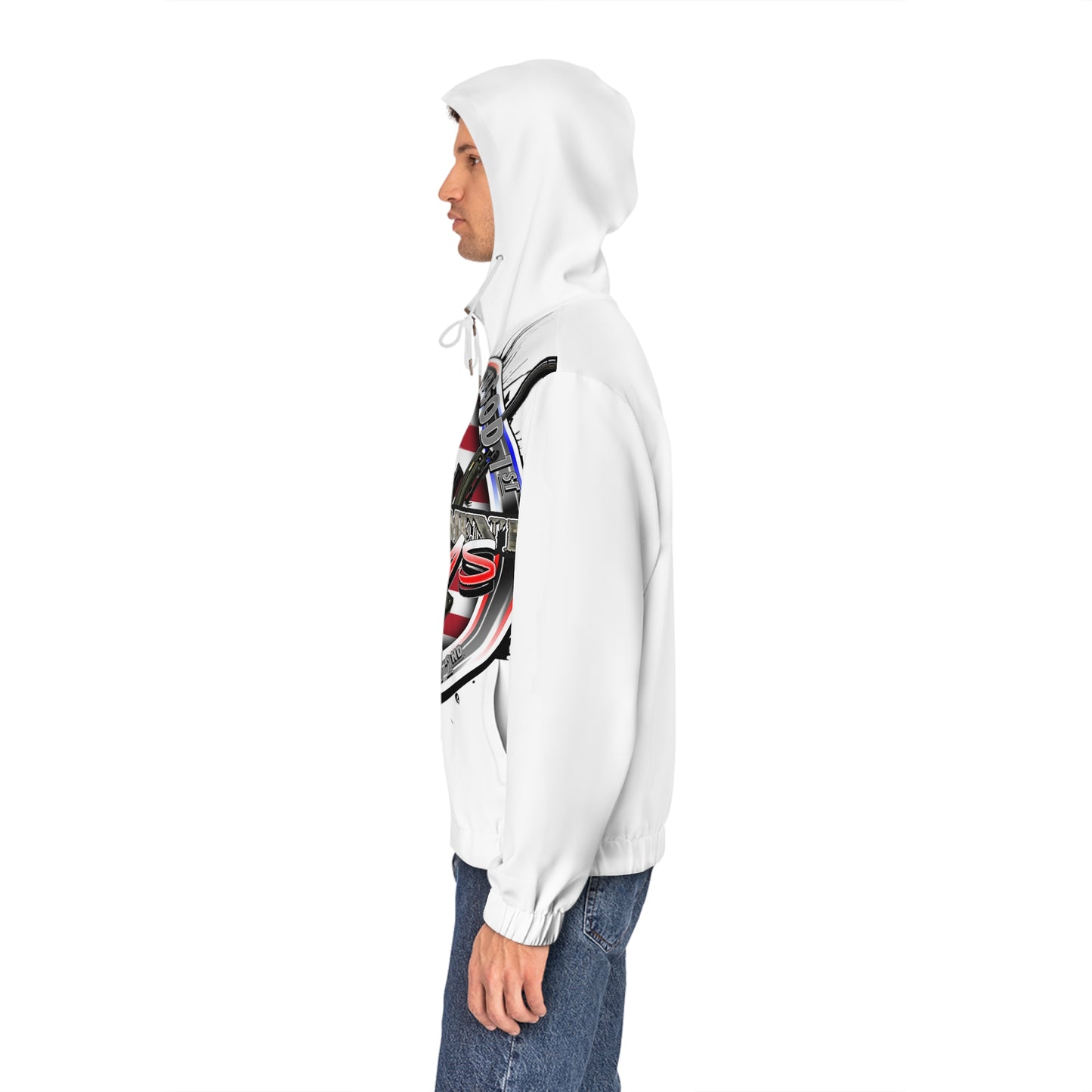 Men's Full-Zip Hoodie (AOP) my allegiance to god 1st my country 2nd