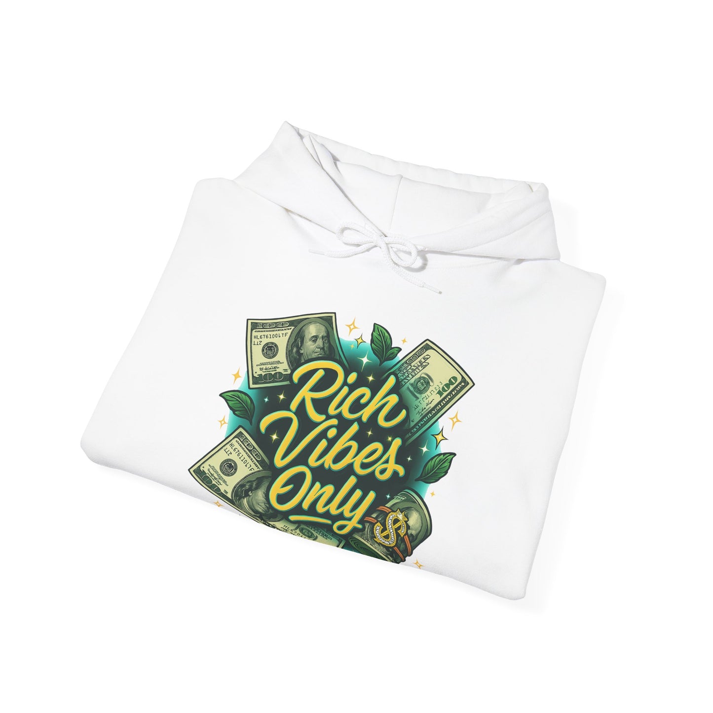 Hoodie - "Rich Vibes Only"