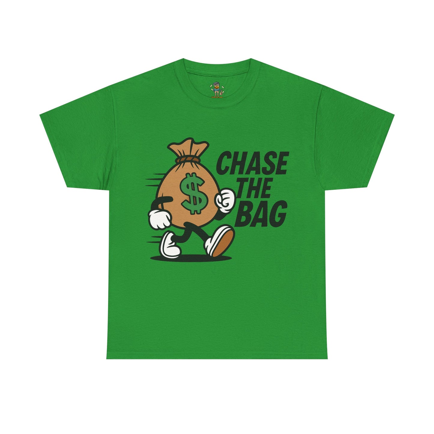Chase the Bag T-Shirt — Funny Money Bag Graphic Tee