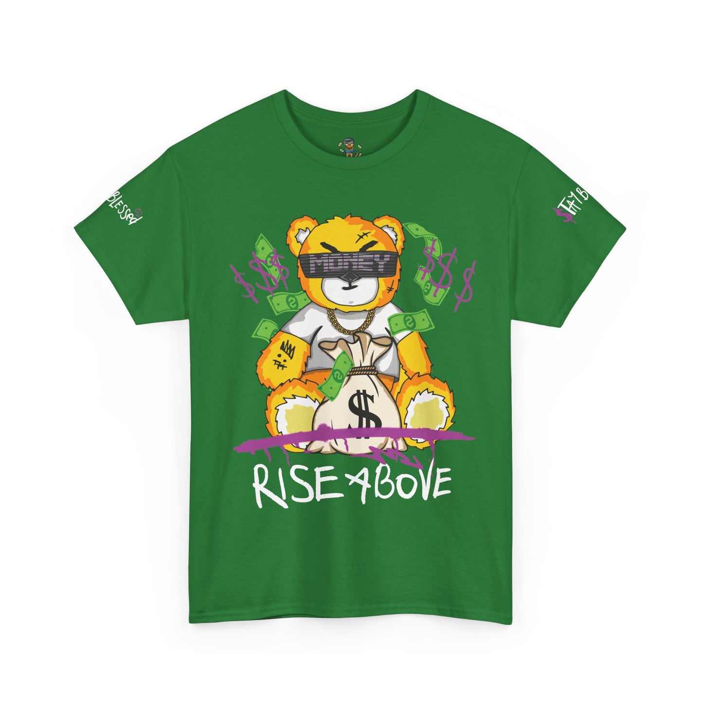 Rise Above Bear Cotton Tee