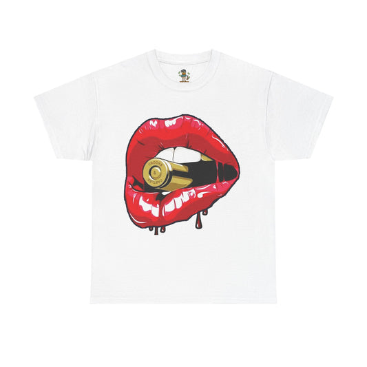 Edgy Lips and Bullet- Streetwear Style