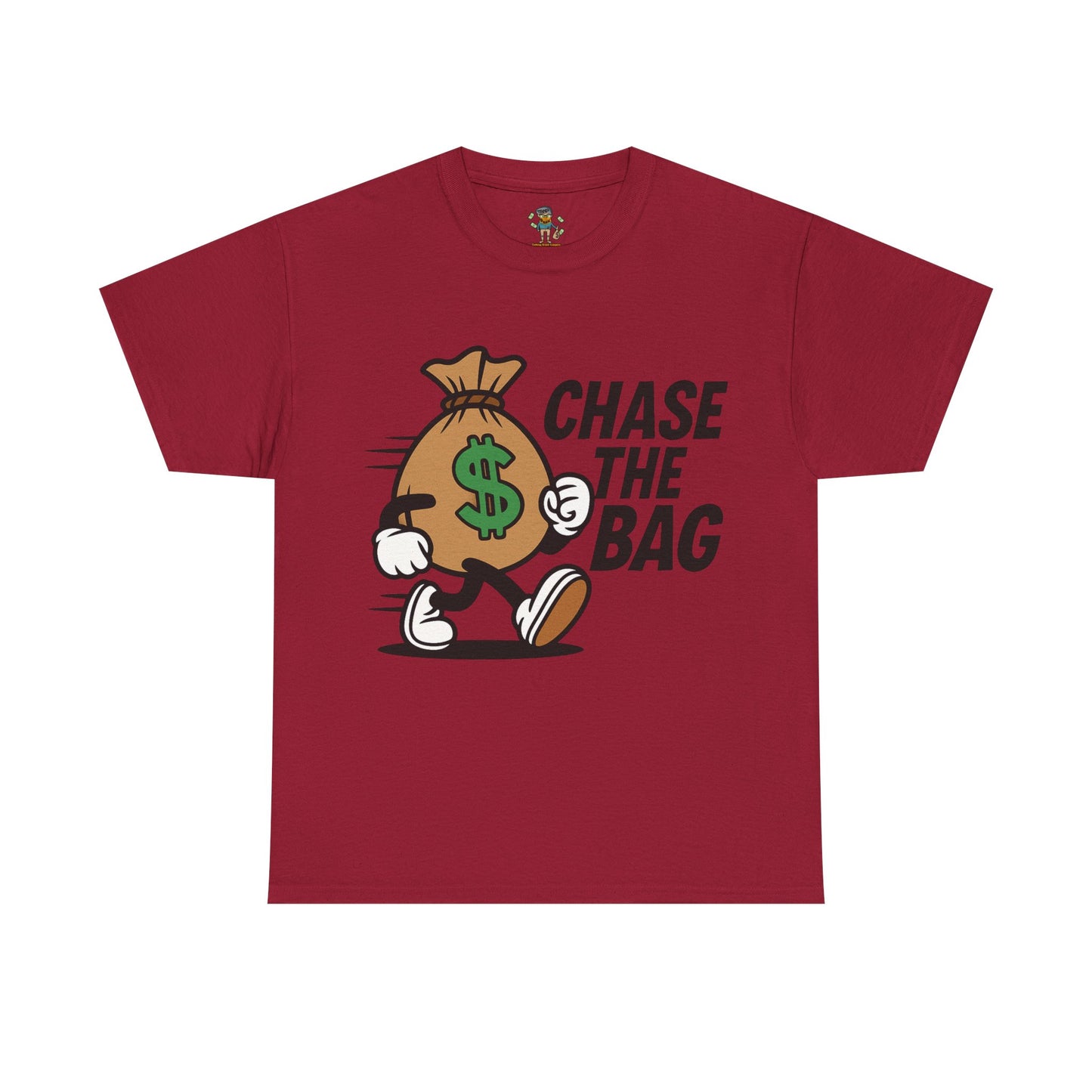 Chase the Bag T-Shirt — Funny Money Bag Graphic Tee
