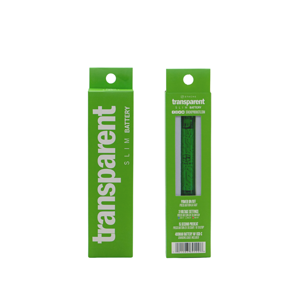 Transparent battery