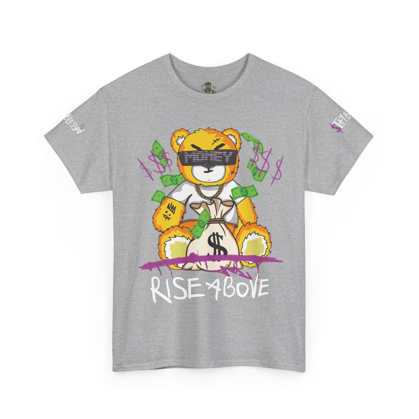 Rise Above Bear Cotton Tee
