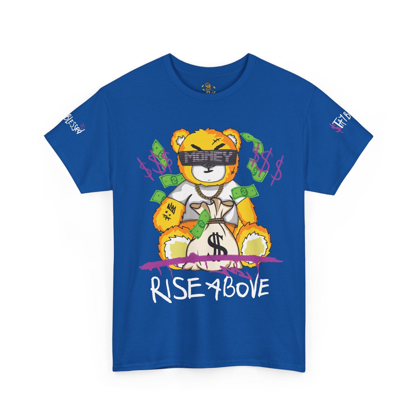 Rise Above Bear Cotton Tee