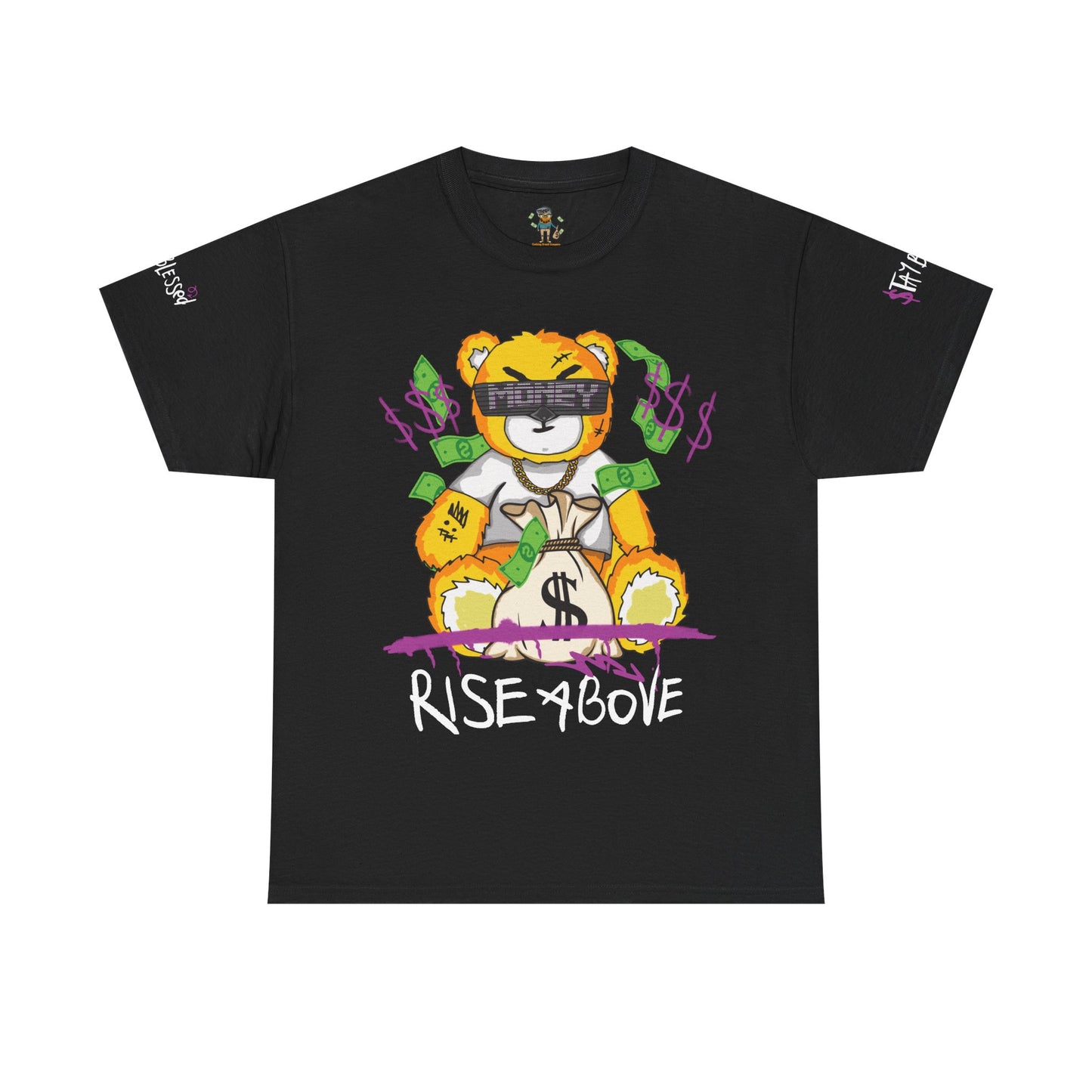 Rise Above Bear Cotton Tee