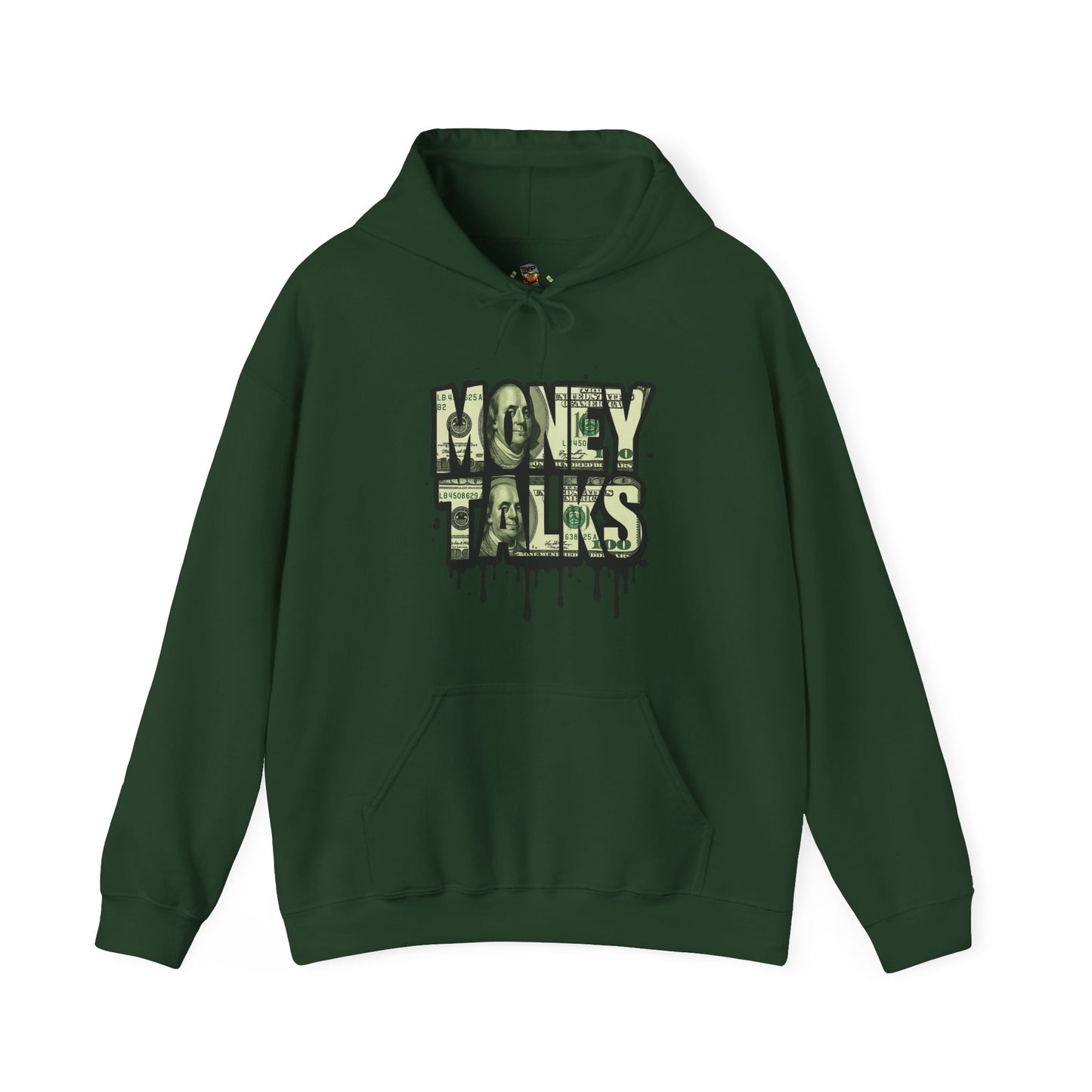 Hoodie — 'Money Talks' Graffiti Streetwear Pullover
