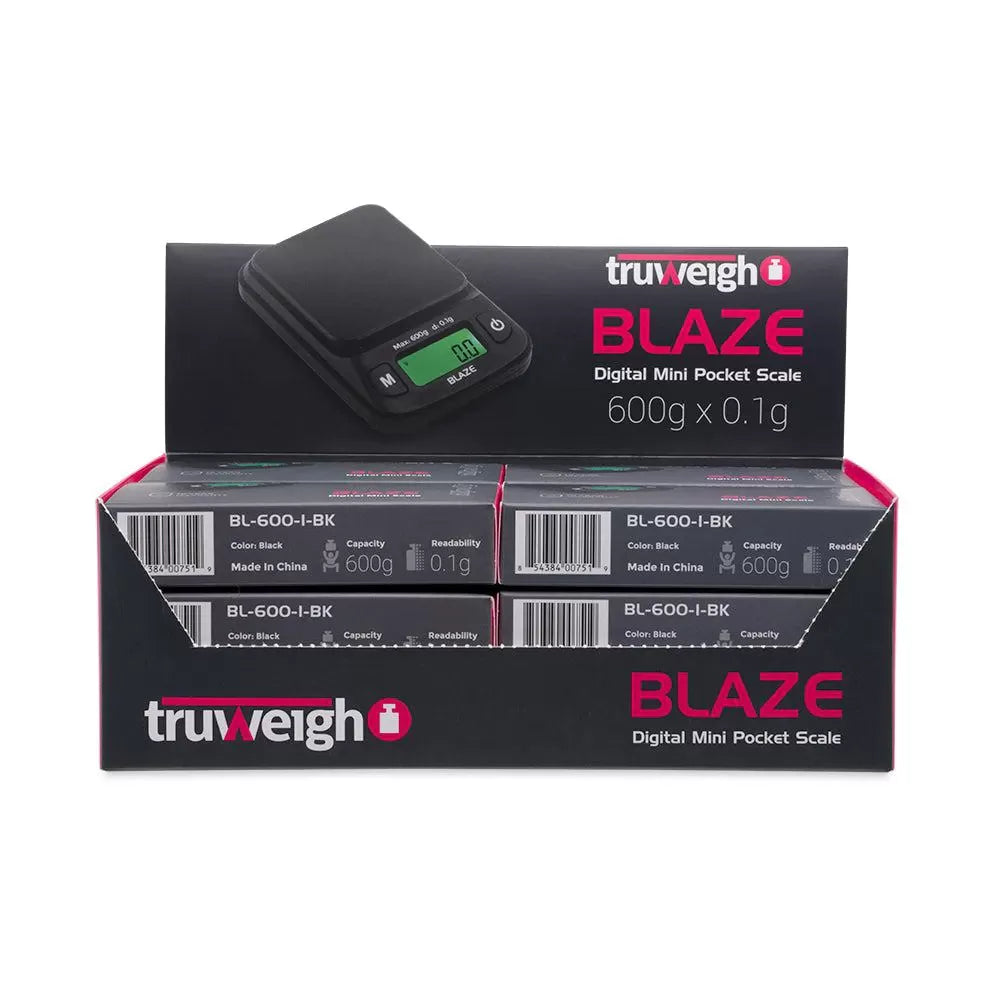 Truweigh Blaze Scale - 600g X 0.1g - Black