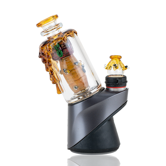 "Save the Bees" PuffCo Peak/Peak Pro Glass Attachment