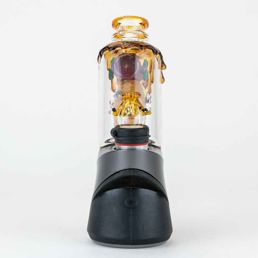 "Save the Bees" PuffCo Peak/Peak Pro Glass Attachment