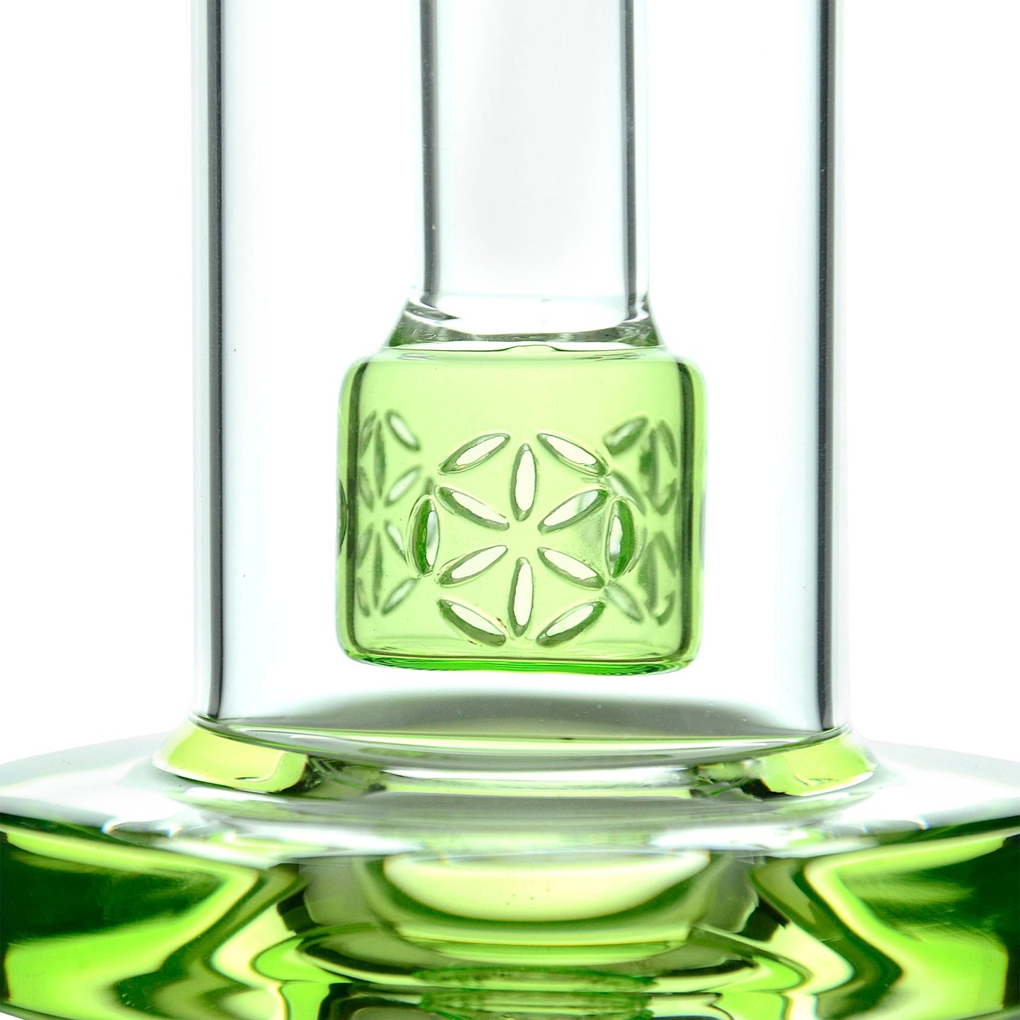 Glassic Seed of Life Percolator Glass Upright Bubbler