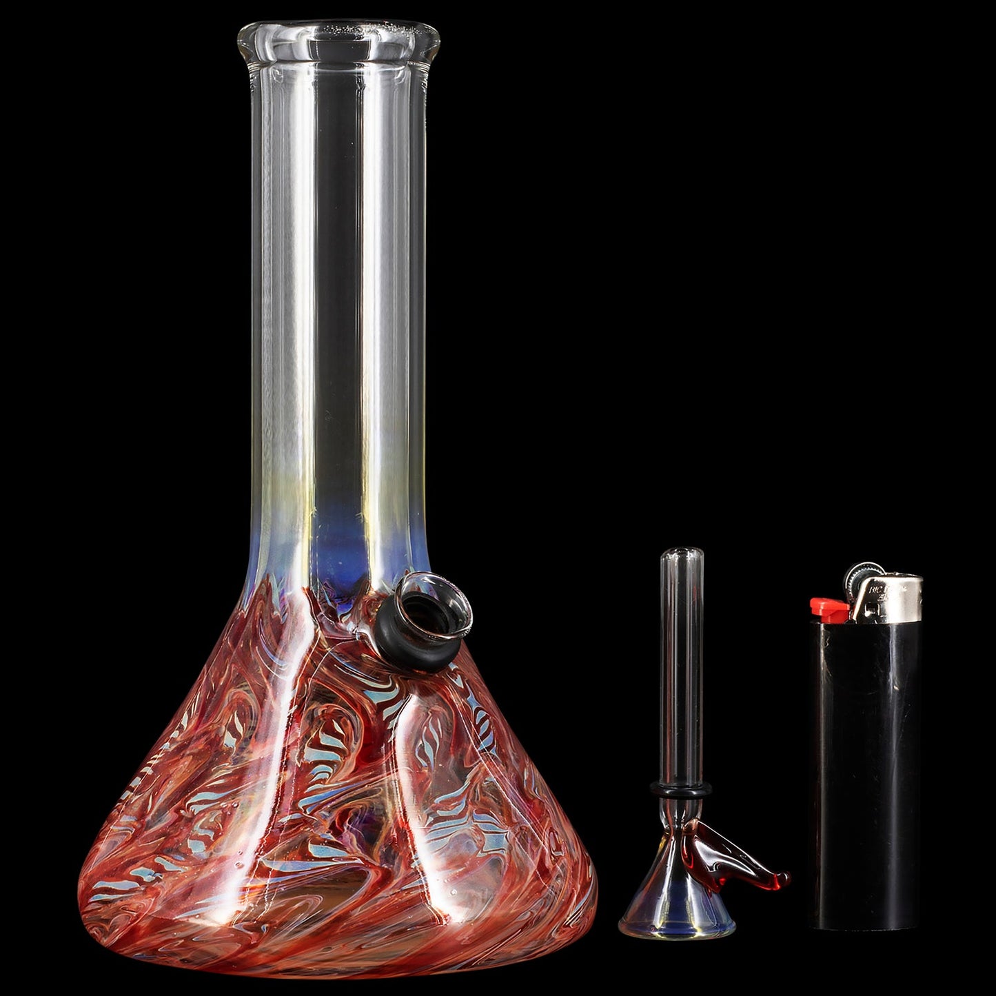 "Elemental Beaker" 8" Classic Color Beaker Bong