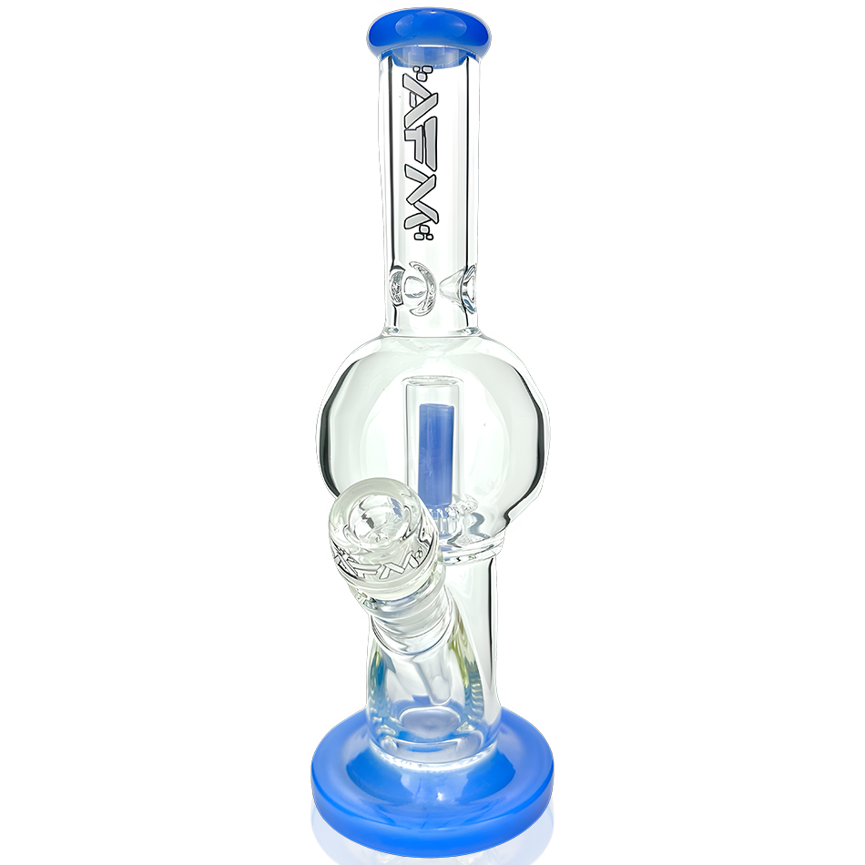 AFM 10″ Bubble Chamber Straight Tube Bong