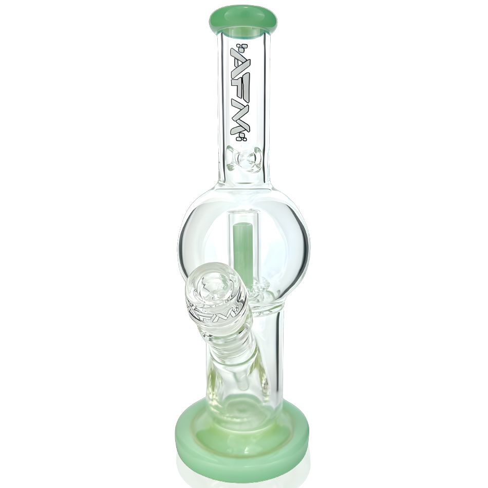 AFM 10″ Bubble Chamber Straight Tube Bong