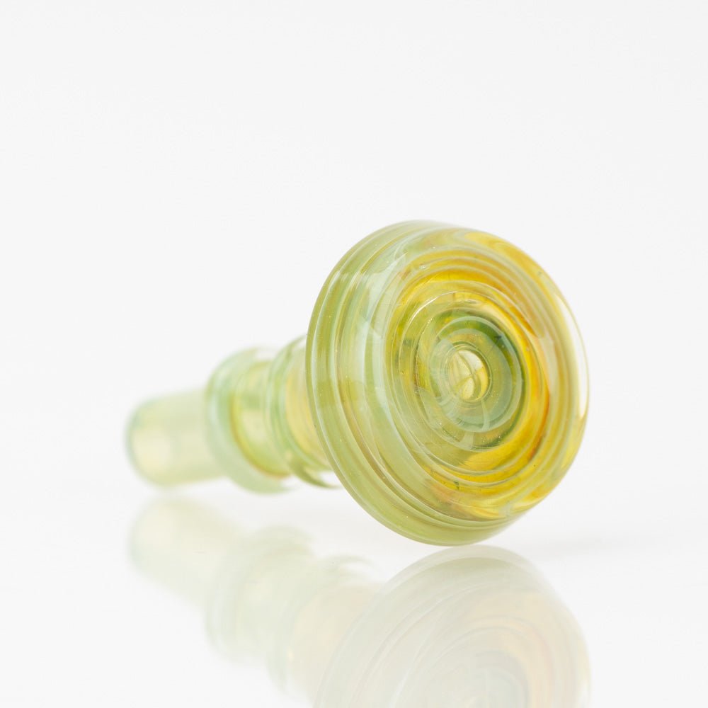 Empire Glassworks PuffCo Peak Pro 3D XL Chamber Glass Joystick Cap - Algae