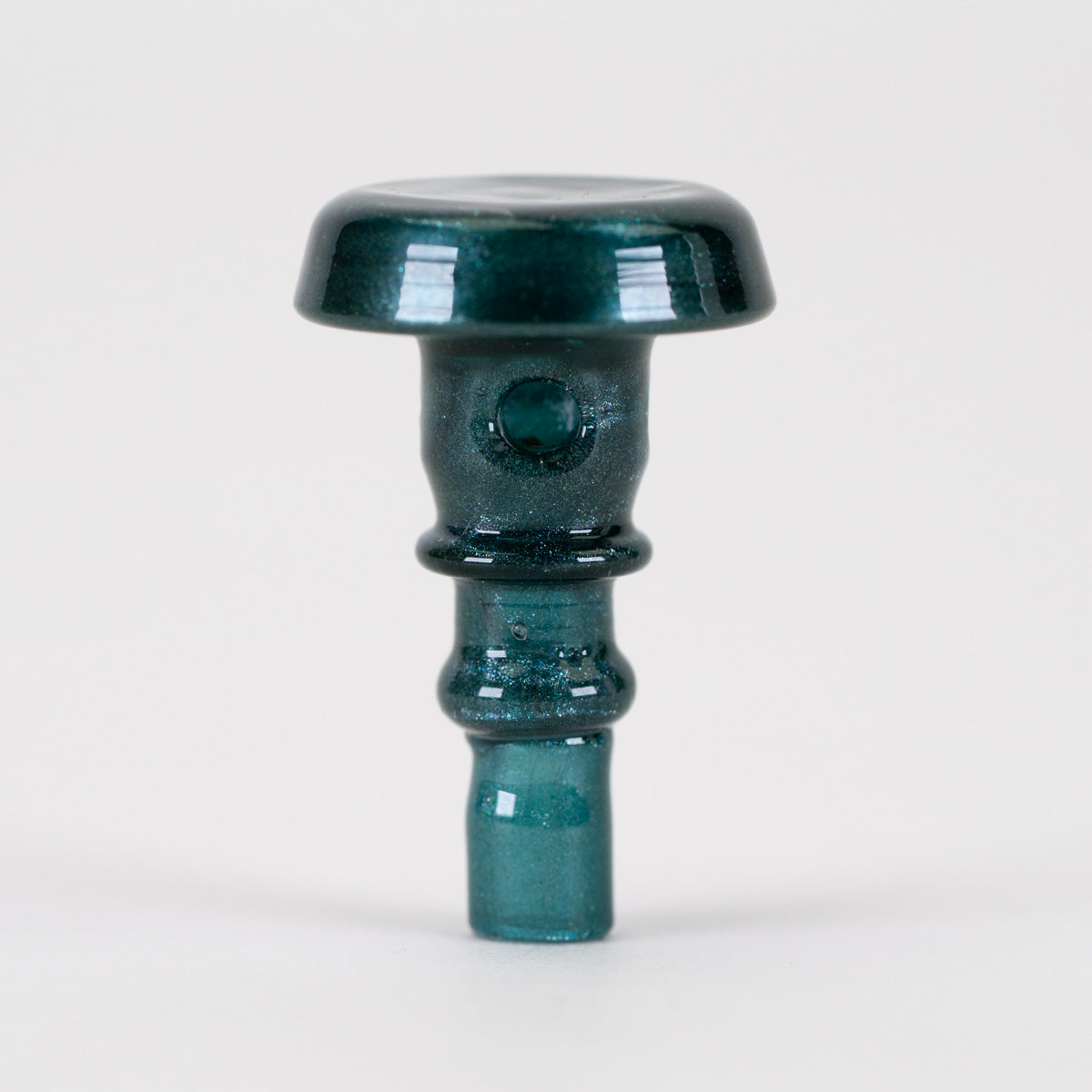 Empire Glassworks PuffCo Peak Pro 3D XL Chamber Glass Joystick Cap - Blue Lagoon