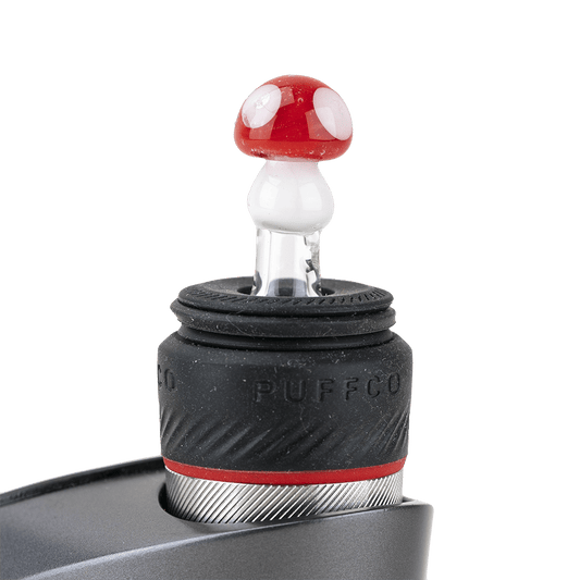 Empire Glassworks Mushroom PuffCo Peak Pro Glass Ball Cap