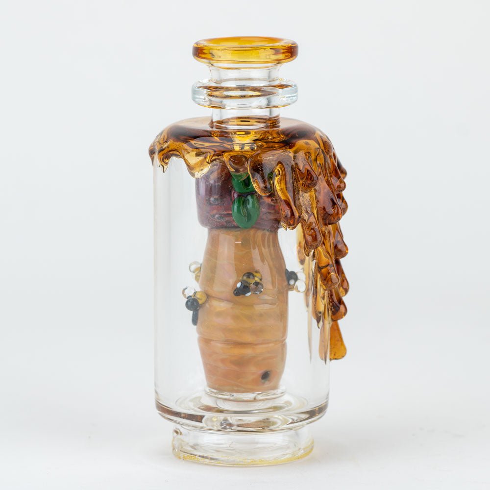 Empire Glassworks "Save the Bees" Glass Attachment for Puffco Peak & Peak Pro