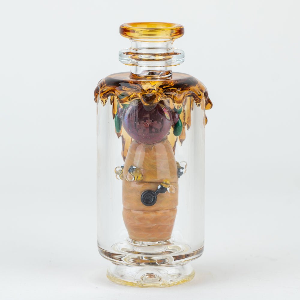 Empire Glassworks "Save the Bees" Glass Attachment for Puffco Peak & Peak Pro