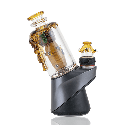 Empire Glassworks "Save the Bees" PuffCo Peak/Peak Pro Glass Attachment