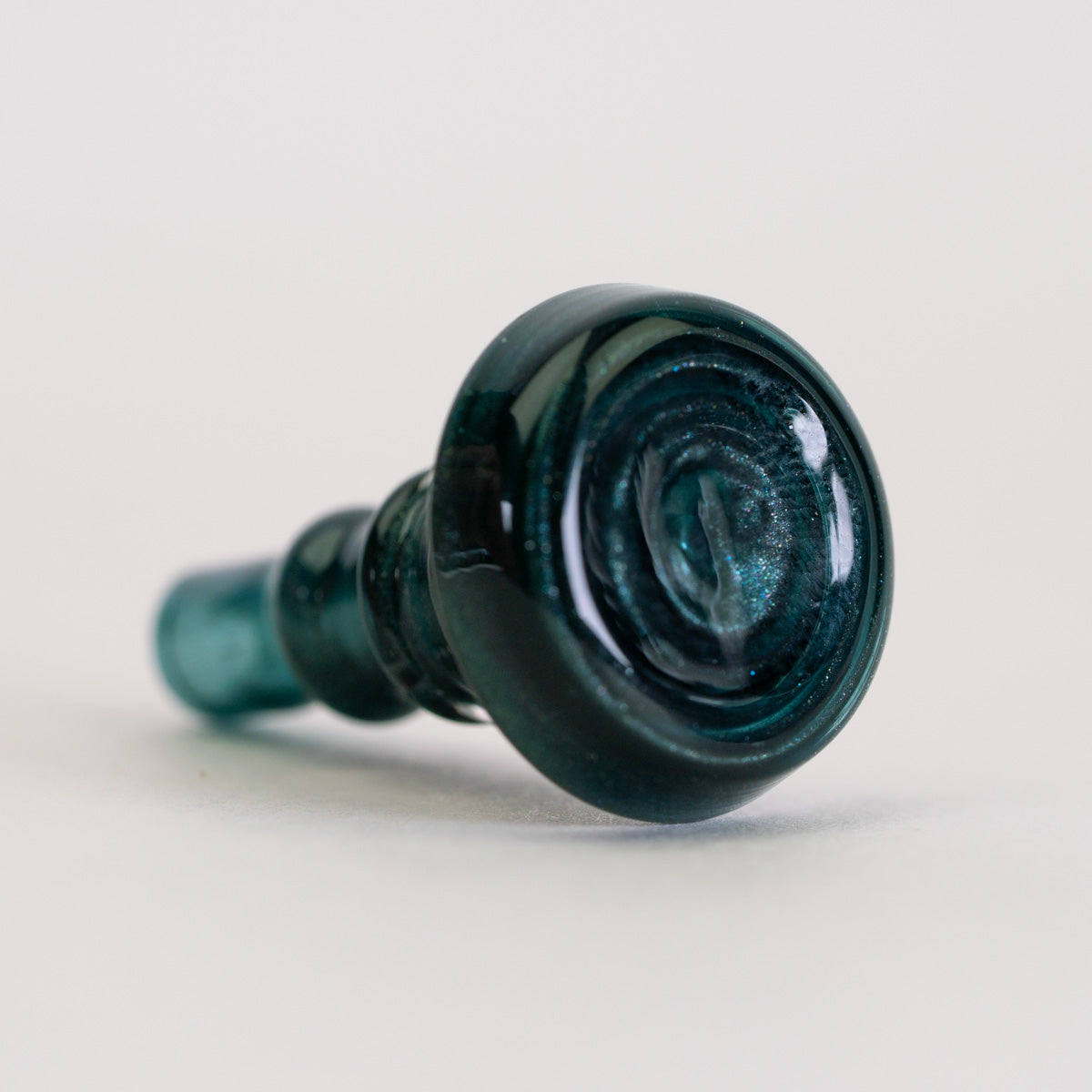 Empire Glassworks PuffCo Peak Pro 3D XL Chamber Glass Joystick Cap - Blue Lagoon