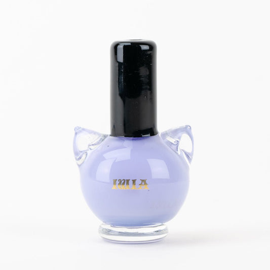 Saki Bomb Kitty Purple Nail Polish Dry Pipe