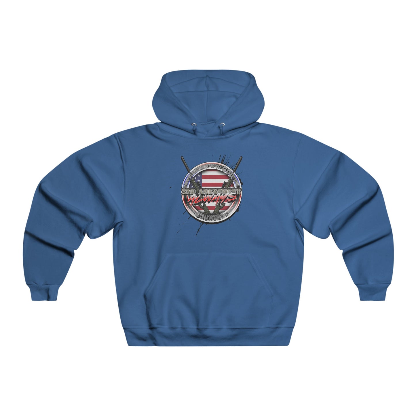 My allegiance is god 1st my country 2nd Hooded Sweatshirt