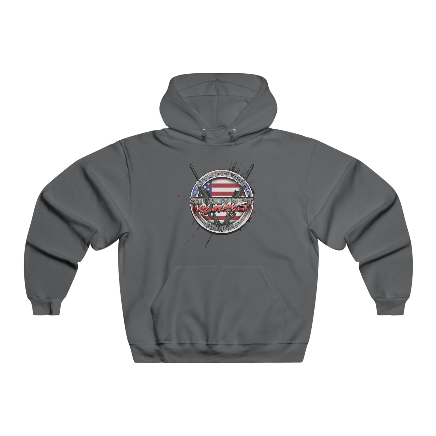 My allegiance is god 1st my country 2nd Hooded Sweatshirt